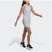 Adidas Dresses | Adidas Girls' Sleeveless Curved Hem Tank Dress Bnwt M 10/12 | Color: Gray | Size: 10g