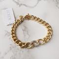 J. Crew Jewelry | J.Crew Pav Crystal Chain Bracelet | Color: Gold | Size: Os