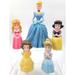 Disney Toys | Disney Collectible Princess Toys Figures Cake Toppers Lot Of 5 | Color: Blue/Yellow | Size: Os