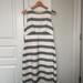 J. Crew Dresses | J. Crew Basket Weave Nautical Striped Linen Dress | Size 6 | Color: Blue/Cream | Size: 6