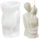 3D Couples Candle Resin Mould Body Art Portrait Candle Couples Hug Family Silicone Casting Mould Wax Aromatherapy Soap Moulds Gifted Candle