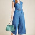 Anthropologie Pants & Jumpsuits | Anthropologie Pilcro Jinxed Denim Jumpsuit In Blue | Color: Blue | Size: 2