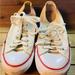 Converse Shoes | Converse Shoes Womens 8.5 Chuck Taylor All Star Sneakers White Canvas Lace Up | Color: White | Size: 8.5