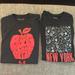 Under Armour Shirts | Lot Of 2 Under Armour New York Ny Themed Workout Shirts | Color: Black/Red | Size: L
