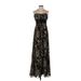 Calvin Klein Cocktail Dress - A-Line Strapless Sleeveless: Black Dresses - Women's Size 4