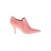 Tory Burch Ankle Boots: Slip On Stilleto Cocktail Party Pink Print Shoes - Women's Size 9 - Pointed Toe