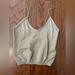 Free People Tops | Intimately Free People Tan Sparkly Tank Top | Color: Tan/White | Size: M