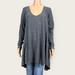 Free People Tops | Free People Small Oversized Loose Fit High Low Trapeze Tunic Shirt Mini Dress | Color: Gray | Size: S