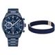 Tommy Hilfiger Multi Zifferblatt Quarz Uhr für Herren mit Blaues Edelstahlarmband - 1791945 Jewelry Armband für Herren aus Silikon - 2790239S