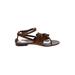 Gucci Sandals: Brown Solid Shoes - Women's Size 10 - Open Toe
