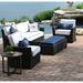 Relax by Tommy Bahama Montego Bay 5 - Person Outdoor Seating Group w/ Cushions | 32 H x 87 W x 33 D in | Wayfair 01-2625-02C-01