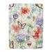 MentionedYou Dreamy Butterfly Garden - 1 Piece Premium Sherpa Blanket - Luxurious Art Print Design Sherpa | 60 H x 50 W in | Wayfair