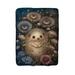 MentionedYou Soft Forest Animal Hedgehog - 1 Piece Premium Sherpa Blanket | 80" L x 60" W | Wayfair WB_FL_190324_0134L