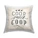 Stupell Industries Sweet Cool Farmhouse Chickens Outdoor Printed Pillow by Loni Harris Polyester/Polyfill blend | 18 H x 7 W x 18 D in | Wayfair