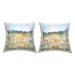 Stupell Industries Pink Floral Meadow Landscape 2 Piece Outdoor Printed Pillow Set by June Erica Vess /Polyfill blend | 18 H x 18 W x 7 D in | Wayfair