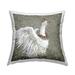Stupell Industries Festive Swan Snowy Holly Wreath Outdoor Printed Pillow by Pip Wilson Polyester/Polyfill blend | 18 H x 7 W x 18 D in | Wayfair