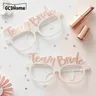 10pcs Rose Gold Bachelorette Party Paper Glasses Team Bride White Bride to be Hens Bachelor Party