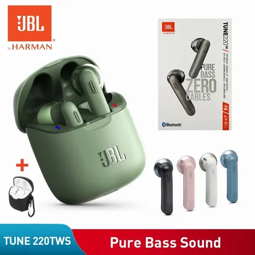 100% original jbl tune 220tws Bluetooth-Ohrhörer drahtlose Ohrhörer mit Stereo mikrofon jbl t220 tws
