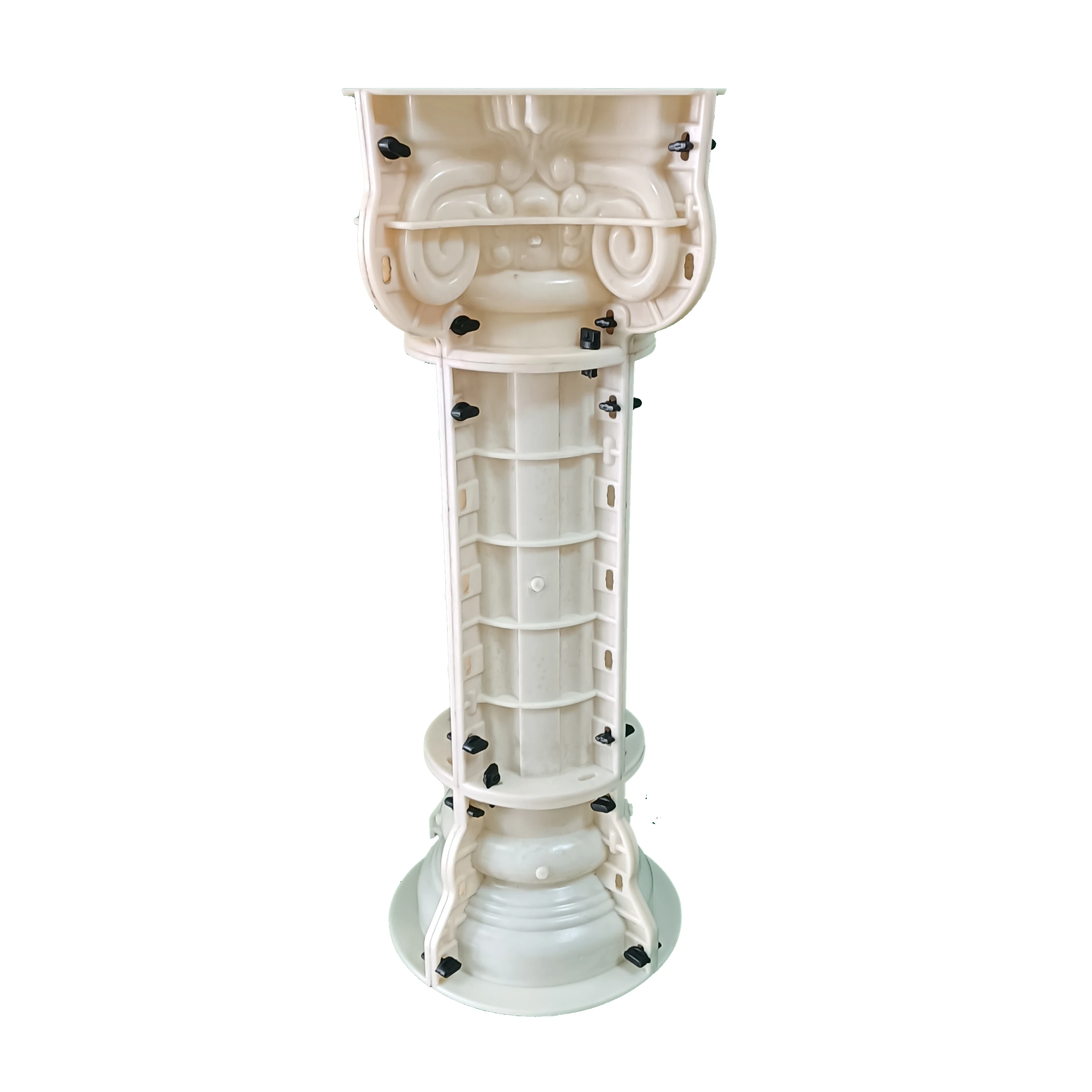 80x1 5cm/31,5x5,9 in Runde Spalte Hochzeit Zeremonie Party Dekoration Wiederverwendbare Mould Sockel Blume Sitz Gips beton Form Image