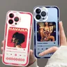 Sänger Camila Cabello Handy hülle für iPhone 11 12 Mini 13 14 15 Pro Max transparente Hülle