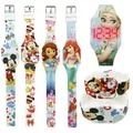 Montre électronique Disney Minnie Frozen Shoous Touch pour enfants montre-bracelet pour garçon et