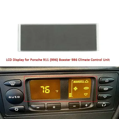 Unité de contrôle de climatisation de chauffage numérique écran LCD pour Porsche 986 Boxster 996