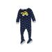 Carter's Long Sleeve Onesie: Blue Bottoms - Kids Boy's Size 18