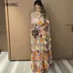 OEING-Robe de Rhen tulle à fleurs pour femmes longueur de rinçage simple robes de soirée pour