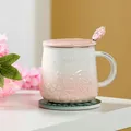 Tasse à café lapin de dessin animé mignon tasse à lait en céramique tasse à thé et à eau cuillère