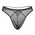 String ultra-fin pour homme sous-vêtement sexy transparent fil de réseau bas sous-vêtement