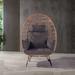 Dakota Fields Cushioned Egg Chair, Courtany Deck Chair w/ Steel Frame | 58.2 H x 39 W in | Wayfair 7511FB3E31434DF59F0C83890A8867F3
