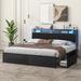 Ivy Bronx Leaha Storage Bed, Metal in Black | King | Wayfair 8F214CE4E2464A51BE90887AD97E04AA