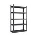 Rebrilliant 78"H 5 Tier Shelves Rack For Storage Garage 2000LBS Heavy Duty Storage Shelves Adjustable Shelf in Black | Wayfair