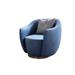 Barrel Chair - Everly Quinn Keriann 33.46" Wide Barrel Chair Polyester in Blue | 30.7 H x 33.46 W x 31.49 D in | Wayfair