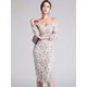 H Han Queen Korean Style Elegant Lace Pencil Bodycon Dress Women 2018 Sexy Special Occasion Dresses