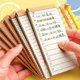 Vintage Kraft Paper Strip Notepad This Portable Small Book Can Tear Hands Account Books Children