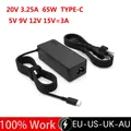 20V 3.25A 65W Universal USB Type C Laptop Mobile Phone Power Adapter Charger for Lenovo Asus HP Dell
