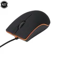 USB Mini Wired Mouse 3D Optical Gaming Frosting Mice Ergonomic for PC Laptop Notebook Computers