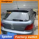 For Peugeot 307 Spoiler 2006-2012 High-quality ABS Plastic Unpainted Color Rear Roof Spoiler Trunk