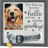 1pc Pet Photo Frame Memorial For Cat Or Dog's Death Pet Loss Sign Frame Dog Death Gift Wood Sign