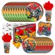 Dirt Bike Birthday Party Supplies Motorcycle Theme Party Plates Napkin Decorations Motocross