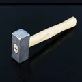 Wooden Handle Hammer Heavy Stoning Hammer Masonry Square Hammer Forged Steel Masonry Hammer