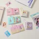 Mini Photo Album PVC Transparent Name Card Holder 32 Pockets Kpop Card Binder Mini Idol Pictures