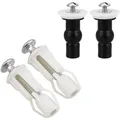 4pcs Universal Toilet Seat Bolts Hinges Screws WC Hole Fixing Bolts Kits Nut Repair Tools Home