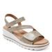 Easy Spirit Shirley - Womens 5.5 Gold Sandal Medium