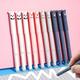 4-26pcs Bear Erasable Pen Set Blue Erasable Neutral Pen Full Needle Tube 0.35mm Cartoon Cute Student Refill