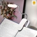 1pc Clip On Book Light, Batterie Alimenté Flexible Reading Lamp, Bureau Petite Lampe De Table, Portable Petite Lumière De Nuit Pour La Décoration De La Chambre