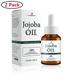 Jojoba Oil Organic Cold Pressed Unrefined - 100% Pure Jojoba Oil for Skin Natural Face Moisturizer and Hair Moisturizer 2 Pack