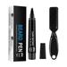 Waterproof Beard Pen Beard Filler Pencil and Brush Beard Enhancer Moustache Coloring Shaping Tools