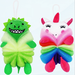 Bath Sponge Bath Loofahs for Kids 2 Pcs Toddler Body Shower Sponge Cute Cartoon Shower Puff Loofah Sponge Body Scrubber for Children Adults Shower Washing Exfoliating(Unicorn Dinosaurs)